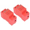 2Pcs Surge Protective Devices DC Photovoltaic Arrester 2P 40KA with