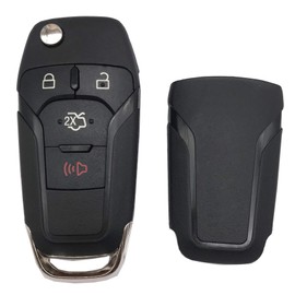 Folding Flip Key Fob Shell Case Fit for 2013 2014 2015 Ford Fusion N5F-A08TAA 164-R7986 Keyless Entry Remote Car Key Fob Cover (1)