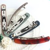 Nakanoya AMBT5 Barrette, 2.6 inches (65 mm), Plastic, Resin, Hair