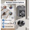 Keyless Entry Door Lock with 2 Knobs, Electronic Backlit Keypad
