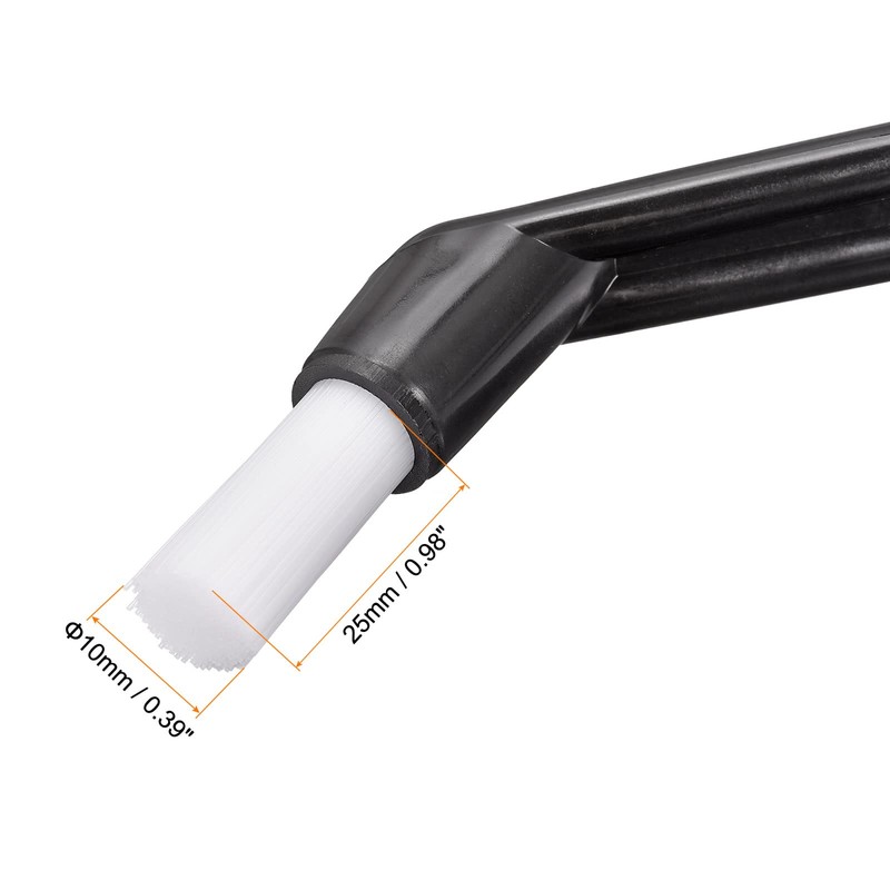 MECCANIXITY Coffee Machine Brush, 5" Length Nylon Head Black for