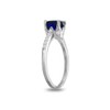 B. BRILLIANT Sterling Silver Created Blue Sapphire and White Topaz