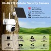 Cinnado 4G LTE Cellular Solar Security Camera Outdoor Wireless, 2K