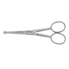 Straight Scissors with Lenses Rose Line Stainless Steel
