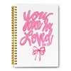 LiTiu Pink Bible Notebook, You are so Loved Spiral Journaling