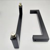 Door Handle 8" Stainless Steel 304 Matte Black Handle Push
