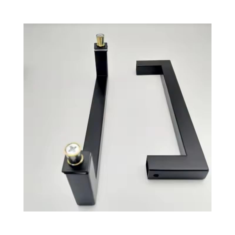 Door Handle 8" Stainless Steel 304 Matte Black Handle Push