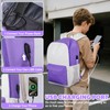 SAMIT Anime Luminous Backpack with USB Charging Port Anti Theft