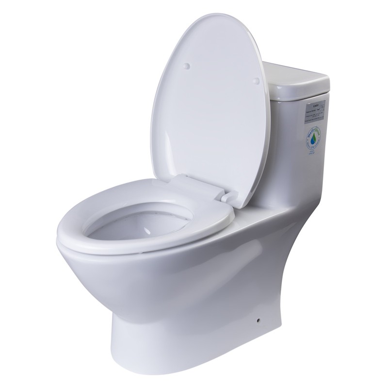 EAGO R-346SEAT Replacement Soft Closing Toilet Seat for TB346, White,
