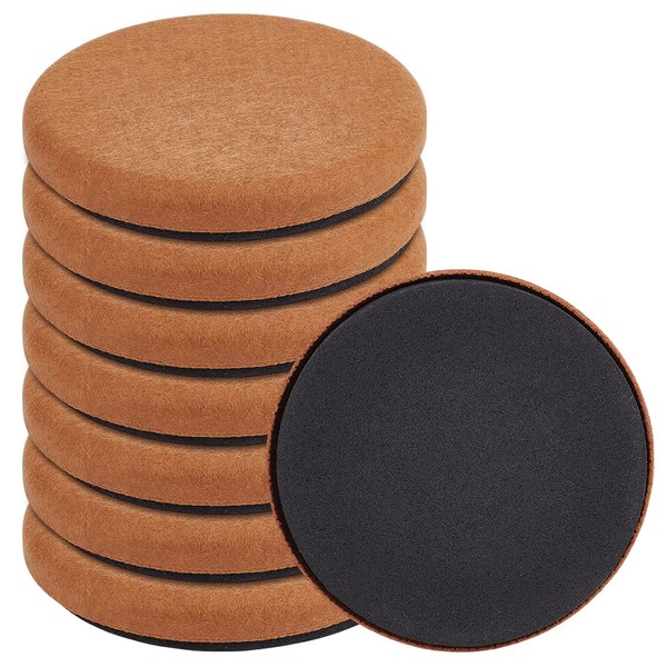 BENECREAT 8 Pcs Non Slip EVA Furniture Pads, 4.7 Inch