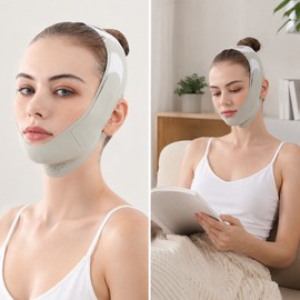Reusable Face Support Strap for Daily Facial Care – Washable V-Line Chin Wrap for Home, Sleep & Beauty Routines