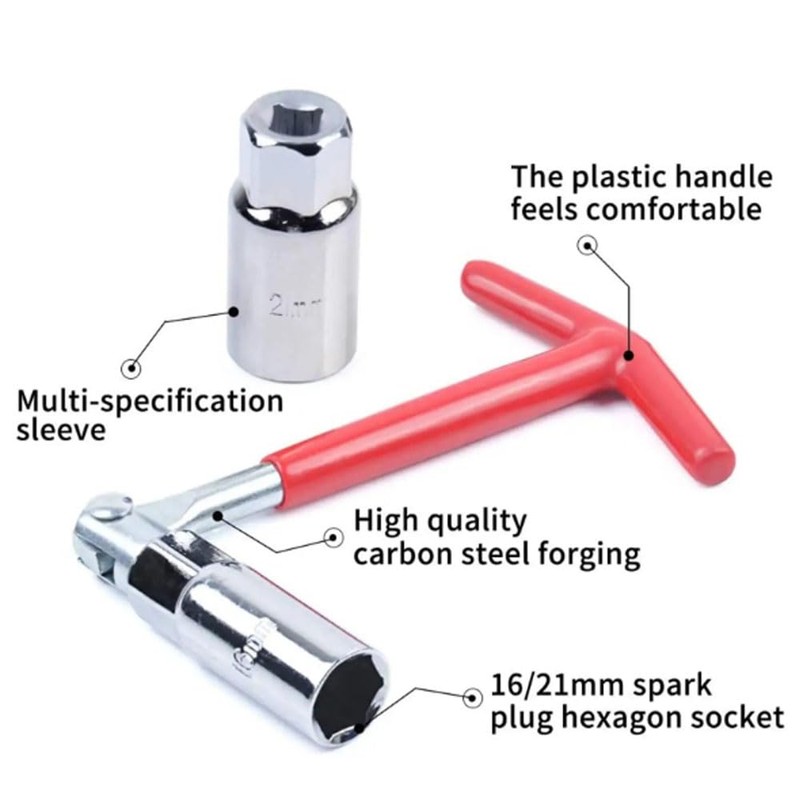 Spark Plug Wrench Set – Universal 16 and 21 mm