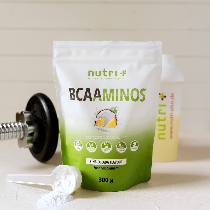 BCAA Powder Neutral - Highest Dose BCAAminos without Sweeteners, Sugar