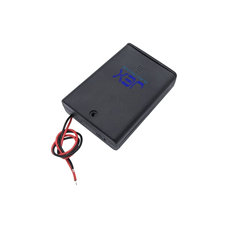 Jex Electronics Three/3X AA DIY Battery Holder Case Box 3.6V/4.5V