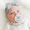 Ryan & Rose Cutie PAT Pacifier Teether (Stage 2, Grey)