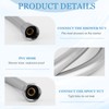 Shower Hose 1.5 m Silver PVC Universal Shower Hose PVC