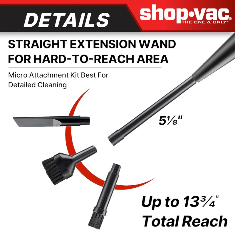 Shop Vac Micro-cleaning 80189 (1-1/4" / 3,2 cm)