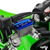 ZETA BRAKE RESERVOIR COVER BLUE RM/YZ KX FRONT KLX250/DRZ400 REAR