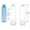 Premium Essential Oil 2 Ounce Cosmo Round Bottles, PET Plastic