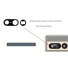 (2pcs Pack) Pixel 7 pro Back Camera Glass Cover Replacement Rear Lens Parts for Google Pixel 7 pro (5G) GP4BC GE2AE 6.7 Inches (not fit for Pixel 7 Version)