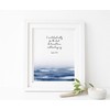 Psalm 40 1 Bible Verse Print, I Waited Patiently for