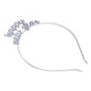 BinaryABC Happy New Year Headband Tiara, Rhinestone New Year Eve