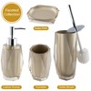 Faceted Lotion Pump, Durable Resin, Smooth, Easy to Clean, for