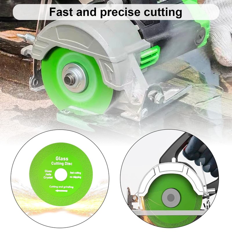Glass Cutting Disc for Angle Grinder, 3 Pcs Diamond Cutting