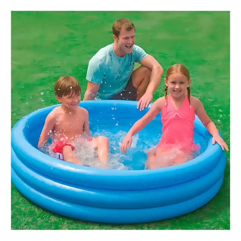 Alberca inflable redonda Intex Crystal Blue 58426 de 1.47m x