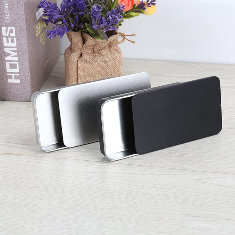 SKYPIA Lip Balm Tins Slide Top Tin Containers for Lip