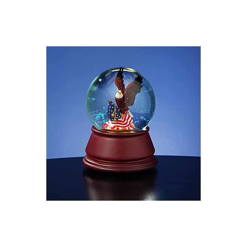 The San Francisco Music Box Company American Eagle Musical Water