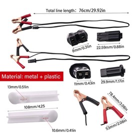 2Pack Universal Auto Car Fuel Injector Nozzle Flush Cleaning Tool,Vehicle Motorcycle Accessories Flush Universal Adapter Washing DIY Cleaning Tool Kit