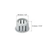 sourcing map 64PCS 12mm(1/2") Light Gray Plastic Hole Plugs, Flush