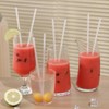Disposable beverage straw[200 Count] 10.24 Inch Coffee & Cocktail Stirrers/Straws