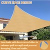 Cool Area Sun Shade Sail 16'x20' Rectangle Shade Canopy Outdoor