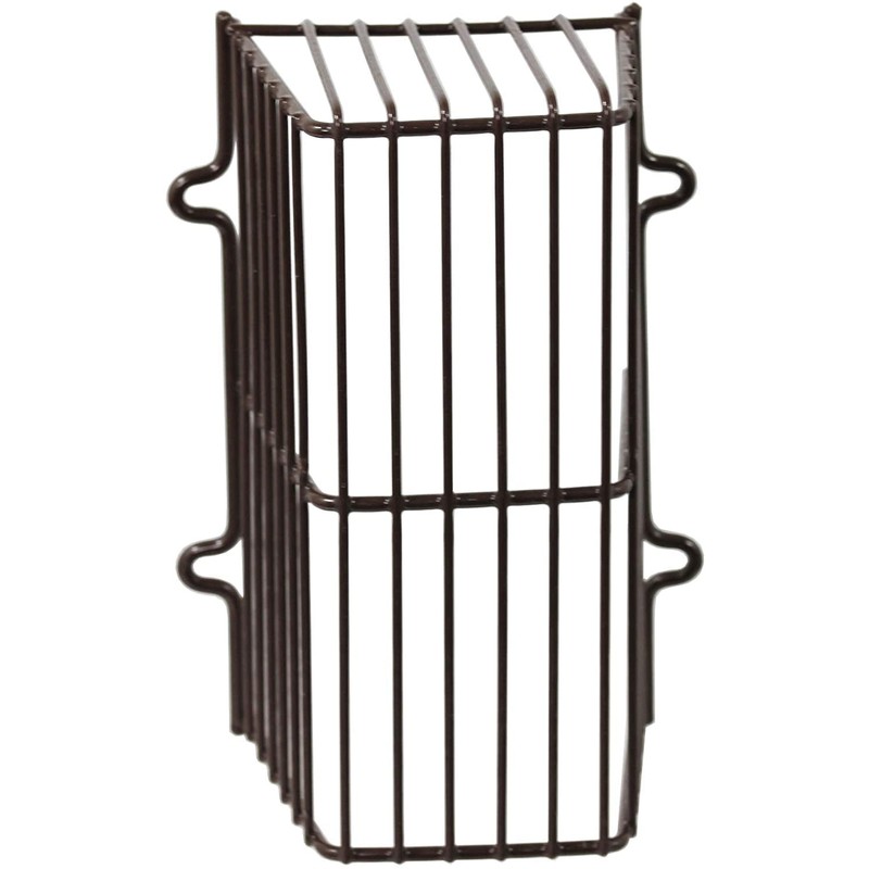 SPARES2GO Universal Plastic Coated Overflow Guard Boiler Relief Outlet Cage