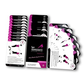 figgrs® Mini Band - 57 Training Cards with 50 Fitness Exercises for Effective Full Body Body Forming with Fitness Band I Resistance Band Sport Home & Anywhere I From Beginners to Professionals
