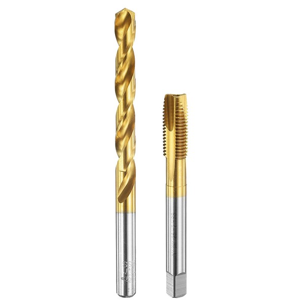 sourcing map Tap and Drill Bit Set, 1pcs M10 x