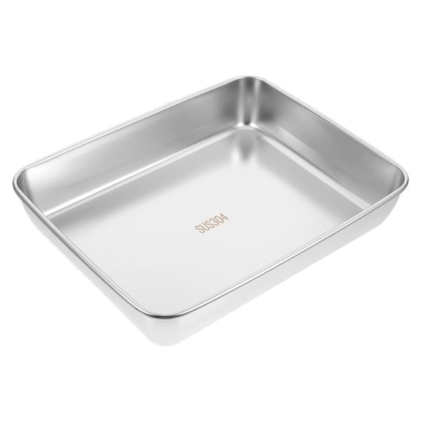 DECHOUS Rectangular Molde Para Pastel Rectangular Bandeja Para Hornear De