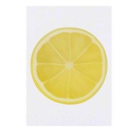 'Lemon Slice' Temporary Tattoo - Water Resistant, Skin-Safe, Non-Toxic Transfer (TO00031176)