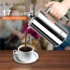 Secura French Press Coffee Maker, 304 Grade Stainless Steel Insulated