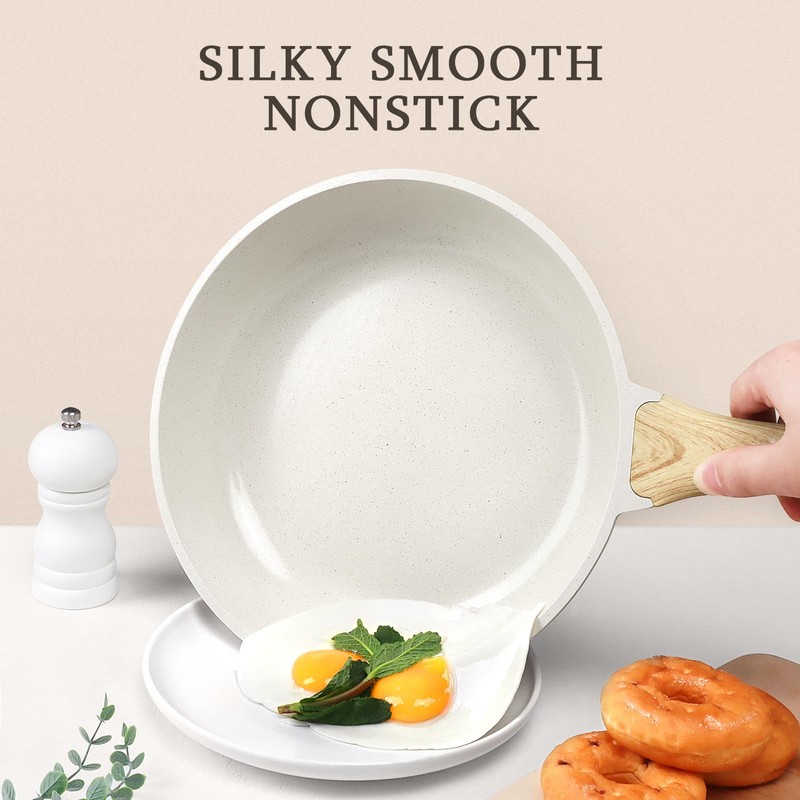 GiPP Ceramic Nonstick Frying Pan - 12 Inch Healthy Non-Toxic