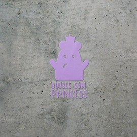 Decal Stickers of Princess (Lavender Purple) (Set of 2) Premium Waterproof Decal Stickers for Laptop Phone Accessory Helmet Car Window Mug Tuber Cup Door Wall Decoration - BICVER1c25171LA0124