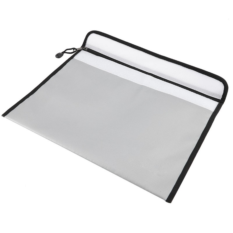 38*28CM Fireproof Waterproof Document Bag File Envolope Safe Storage with