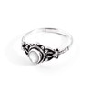 WINDALF Roxia Delicate Lucky Ring 9 mm Mother of Pearl