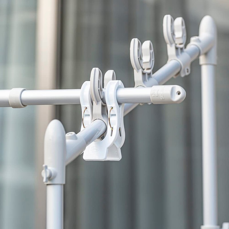 Sekisuijushishoji Sekisui Rod Stop, White, Pack of 2