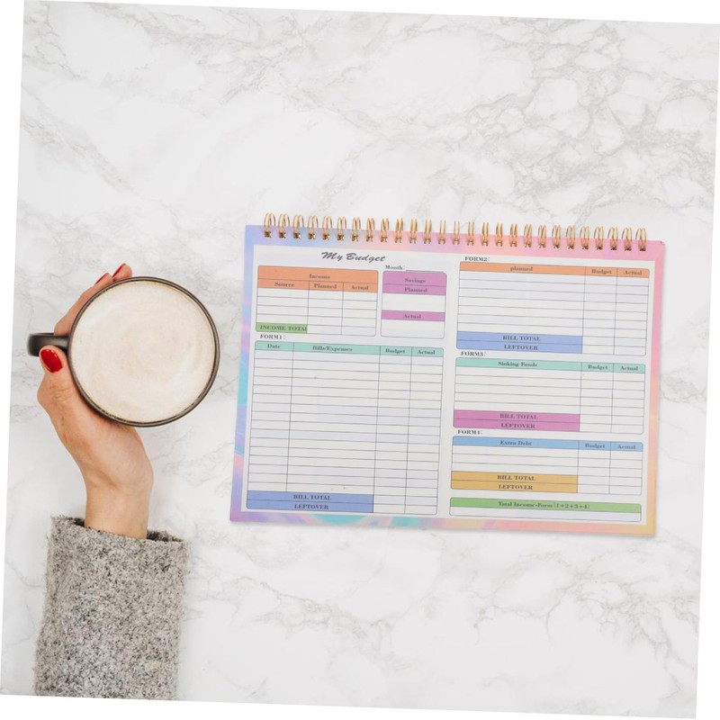 Operitacx B5 Financial Record Book Undated Weekly Budget Tracker &