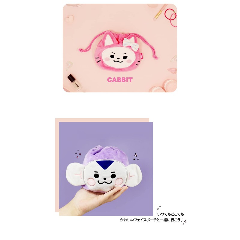 Solomon Shoji WDZY Face Pouch, FACE POUCH (TUK) WDZY-WFP-TK Multicolor