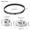 sourcing map Control Pulley 20 & 80 Teeth 8 mm