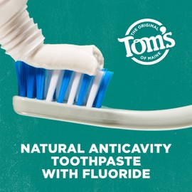 Tom's of Maine Whole Care Natural Toothpaste with Fluoride, Wintermint, 4 Oz. 3-Pack (Packaging May Vary)